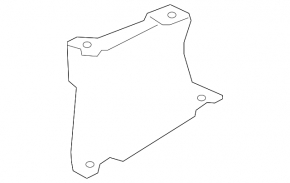 Heat shield muffler front left BMW X3 G01 18-