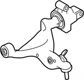 Lower control arm front right Infiniti Q50 14-24 AWD, 2.0T RWD