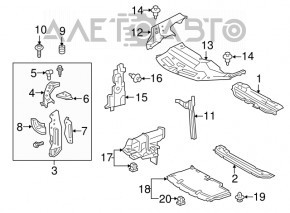 Lexus IS 14-24 TV lower bar