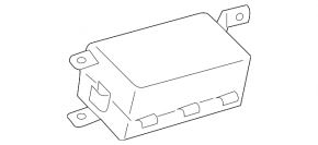 The passenger airbag in the dashboard of the Lexus IS 14-20