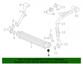 Radiator bracket lower left Honda Insight 19-22