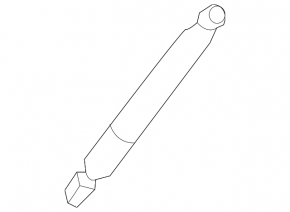 Left hood shock absorber for Kia Sorento 16-20, crack on cap