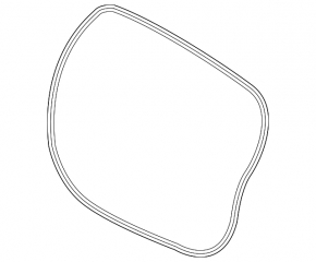 Kia Sorento 2014-2015 trunk door rubber seal