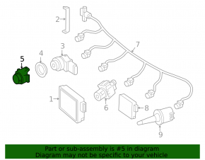 Mercedes GLC 16-22 Front Bumper Parking Sensor Plug