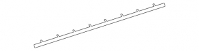 Front right door glass seal Mercedes GLC 16-22 internal