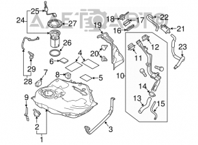 Mazda3 MPS 09-13 Fuel Filler Neck