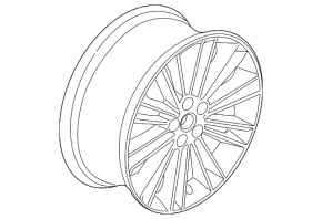 Wheel disk R18 5*108 Ford Fusion mk5 13-18 type 5 curb