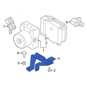 ABS block bracket Ford Escape MK3 13-19