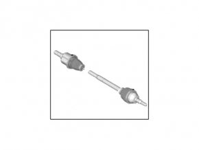 Drive half shaft front left Ford Transit Connect MK2 13- 2.5