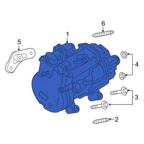 Air Conditioning Compressor Ford Escape MK4 20-22 hybrid, plug-in