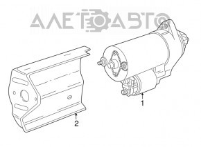 Starter BMW X5 E70 07-10 3.0 type 1