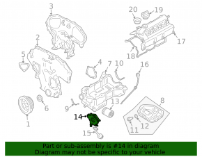 Nissan Murano 2003-2007 3.5 Engine Oil Pump