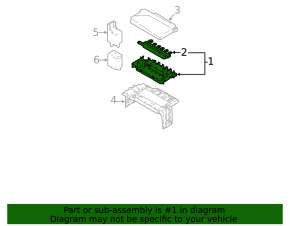 VW Atlas 24-25 Battery Distribution Plate