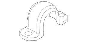 Front stabilizer mounting bracket right BMW X3 G01 18-