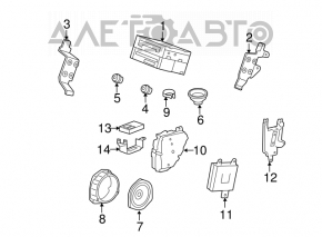 Acura MDX 07-13 Audio Amplifier