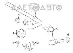 Front stabilizer bar for Lexus LS460 07-17 rwd