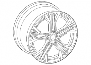 Spare tire space saver Audi A6 C8 19- R20 145/65