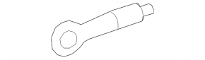 Toyota Prius 30 10-15 Tow Hook Rusty