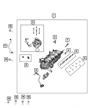 Jeep Renegade 19-23 1.3T Intake Manifold