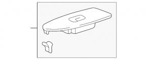 Rear left window lift control trim Lexus ES300 ES330 black