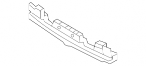 Absorber rear bumper Kia Sorento 14-15 rest USA