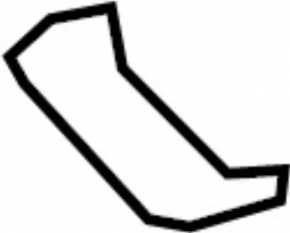 Left visor plug Infiniti JX35 QX60 13-