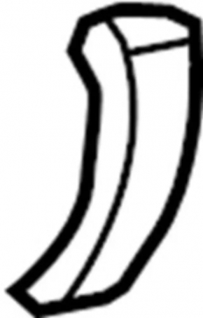 Left visor plug Infiniti JX35 QX60 13-