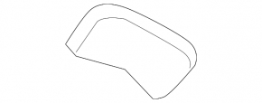 Left visor plug Infiniti JX35 QX60 13-