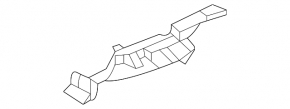 Upper left front bumper mount for Porsche Taycan 20-26