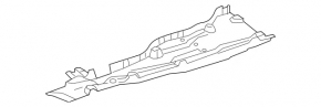 Left underbody protection Mercedes W166 ML/GLE 12-19