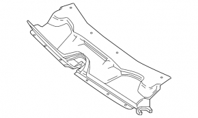 Mercedes Metris W447 16-23 TV cover, upper part