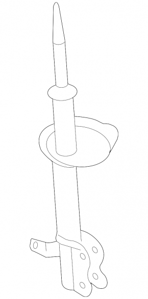 Shock absorber front right Nissan Maxima A36 16-18