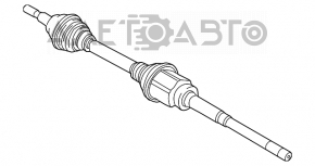 Drive axle shaft front right Ford Edge 15-18 2.0T AWD