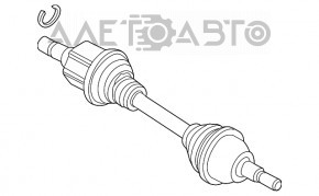 Drive half shaft front right Ford Edge 15-18 2.0T AWD rusty