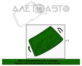 Mazda3 03-08 HB Tailgate Glass