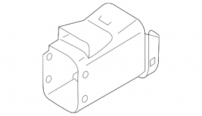 Air duct for air filter housing, right, BMW 5 G30 18-23 M, 4.4T, rear