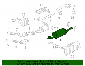 Honda CRZ 11-16 rear muffler with barrel