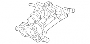 Thermostat housing Honda Civic X FC 16-21 2.0
