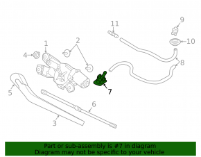 Volvo XC90 16-25 Rear Window Washer Nozzle