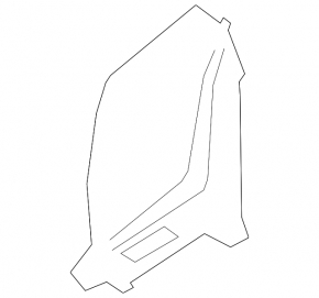 Hood trim left front Volvo XC90 16-22