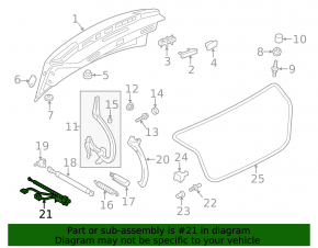 Audi A6 C7 12-18 Electric Boot Lid Drive