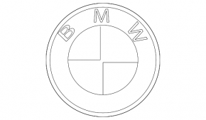 BMW 7 G70 23-26 Front Bumper Emblem