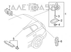 Amplifier Antenna VW Tiguan 09-18 right