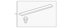 Door sill outer front left Lexus ES350 07-12
