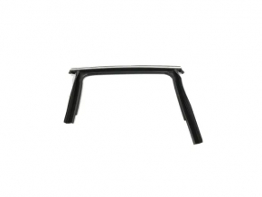 Upper rear right door molding Jeep Compass 17- chrome with glass seal
