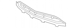 Lower grille front bumper Acura MDX 14-16 prerest