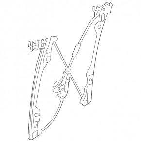 Front right window lift mechanism for Nissan Murano z51 09-14