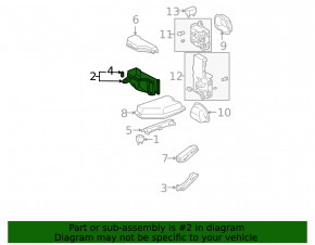 Lexus IS200 IS300 99-05 Underhood Fuse Box Housing