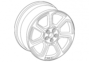 Wheel disk R19 x 8.5J Audi Q3 83A 19-25 44S style