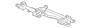 Wiper linkage with motor for Toyota Prius V 12-17